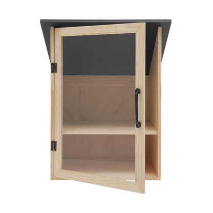 Wooden Bookshelf Library Box with Desktop Drawers