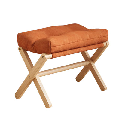 Solid Wood Shoe Changing Stool