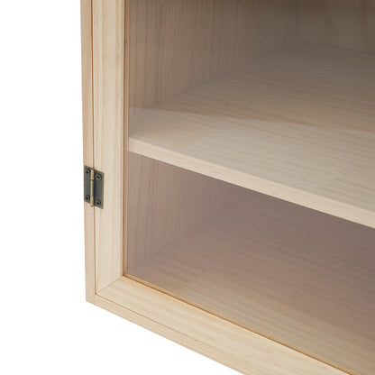 Wooden Bookshelf Library Box with Desktop Drawers