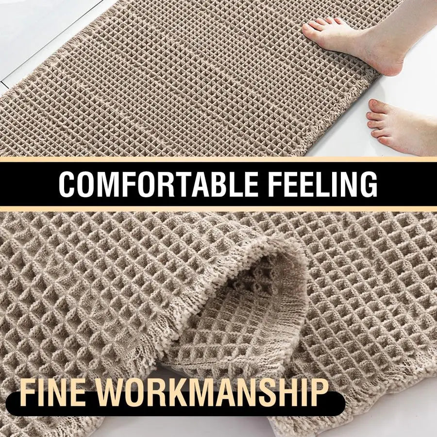 Super Absorbent Bathroom Mats Non Slip Bath Rugs