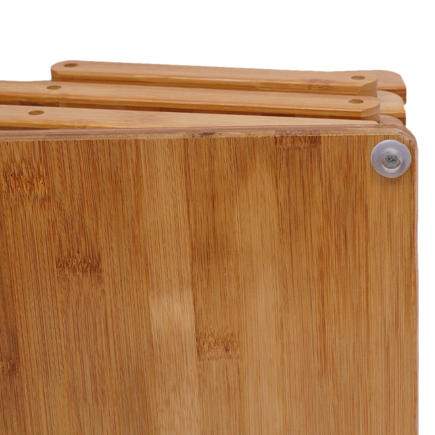 Bamboo Magazine Rack 5-Tier Foldable Storage Organizer