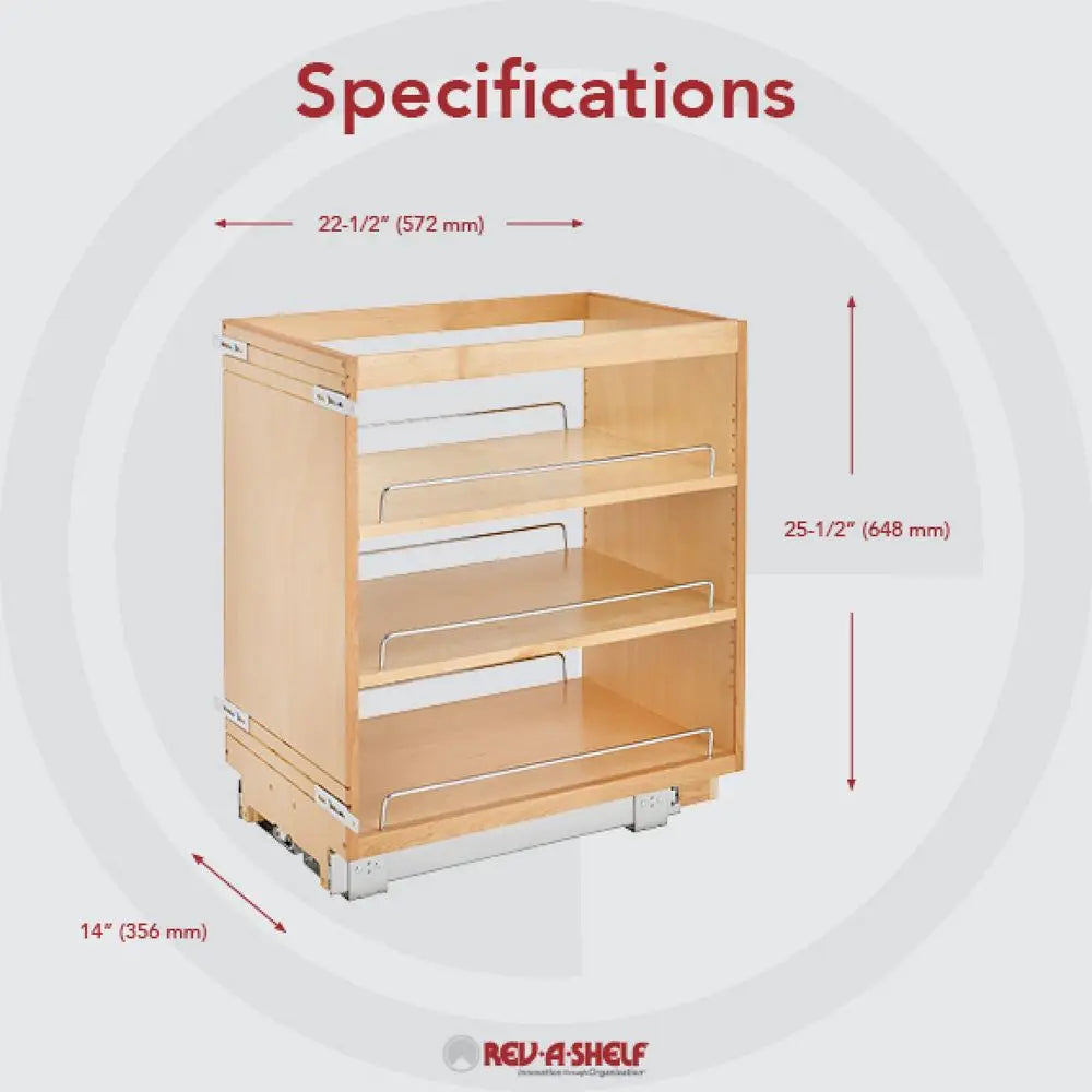 Pullout Kitchen Cabinet Storage Organizer