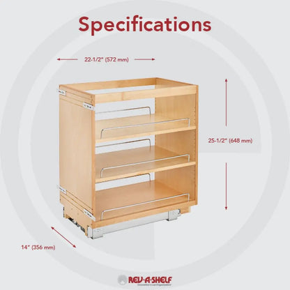 Pullout Kitchen Cabinet Storage Organizer