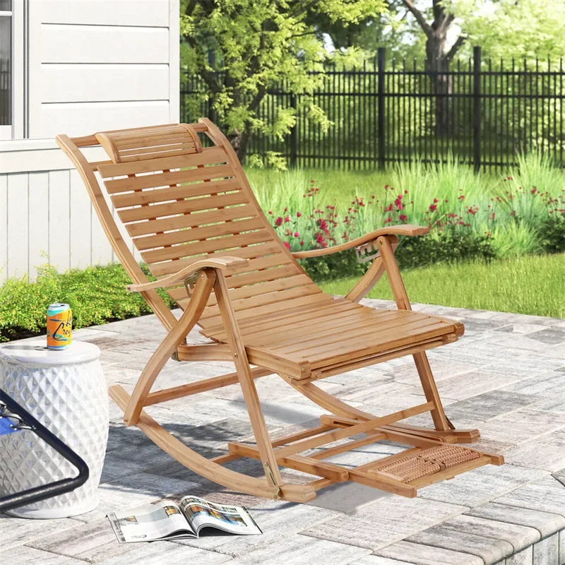 Heavy Duty Folding Rocking Chair