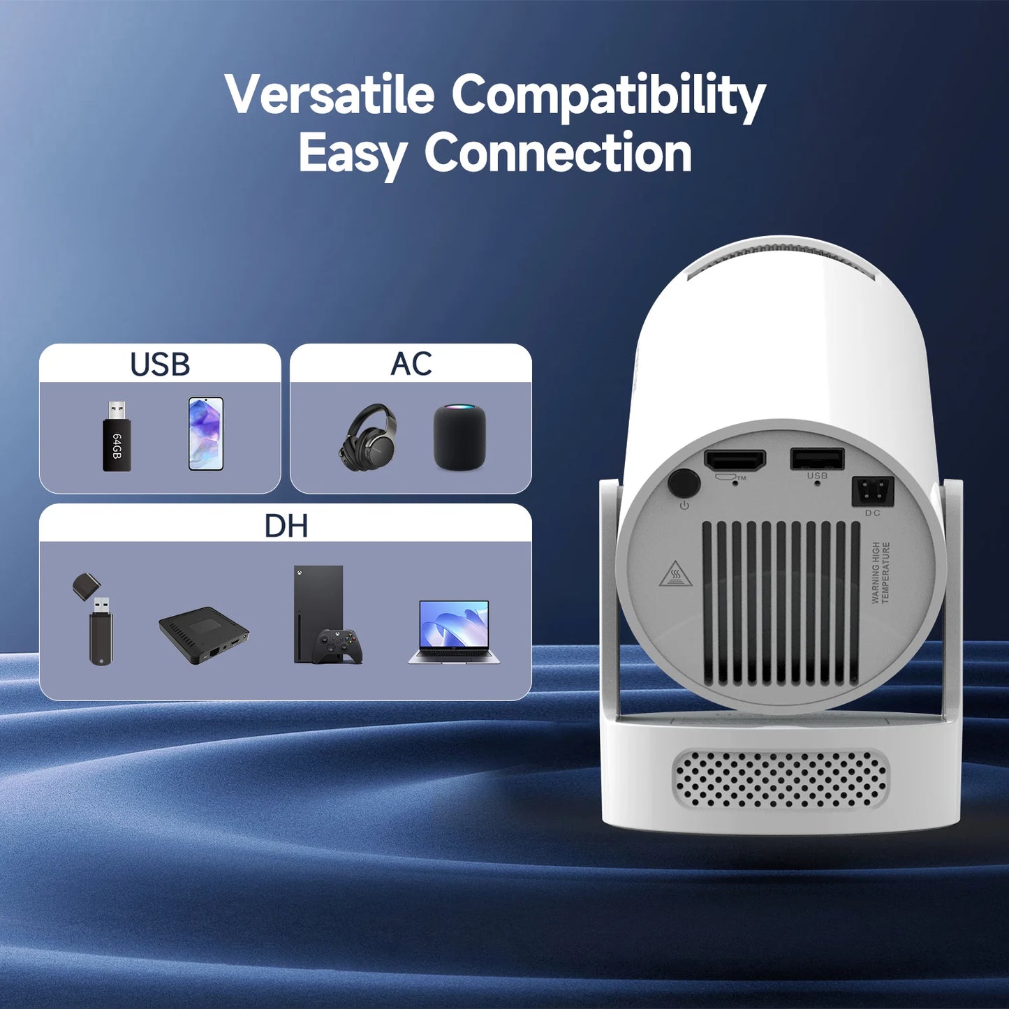 Outdoor Video Home Theater Projector