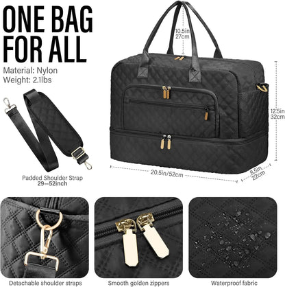 Travel Duffle Bag for Women Weekender Bag