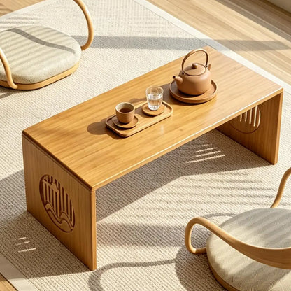 Bamboo Folding Low Coffee Table