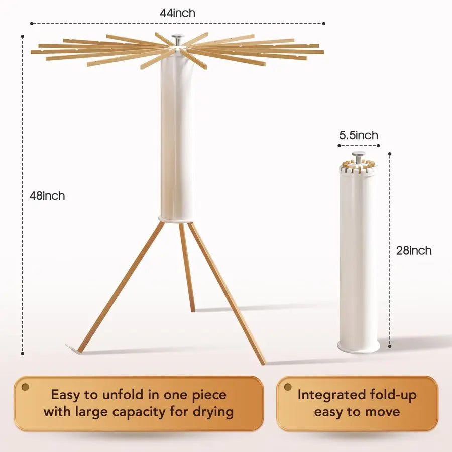 Tripod Clothes Drying Rack Portable Laundry Stand