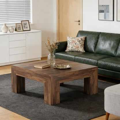 Solid Wood Square Coffee Table