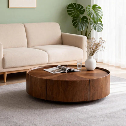 Solid Wood Square Coffee Table