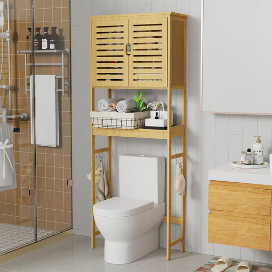 Over The Toilet Storage Cabinet Organizer