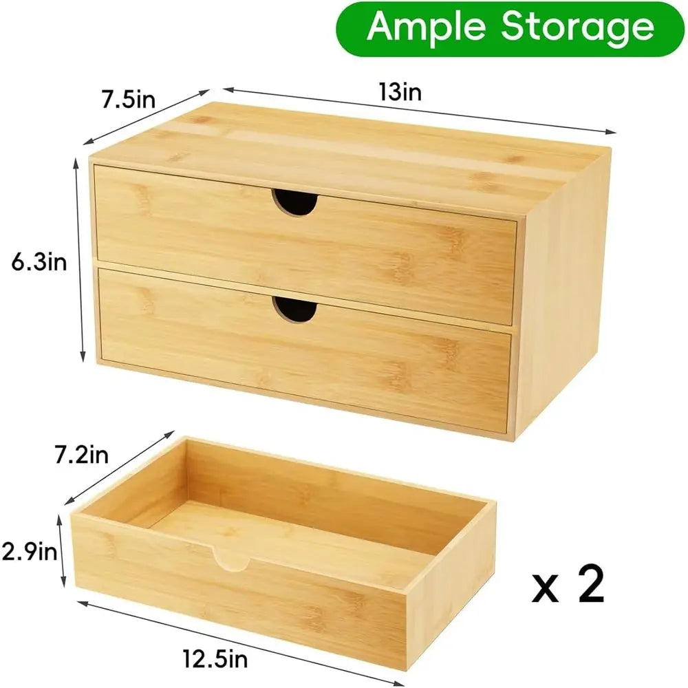 Tabletop Storage Organization Box for Office & Home