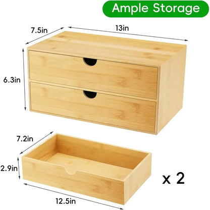Tabletop Storage Organization Box for Office & Home
