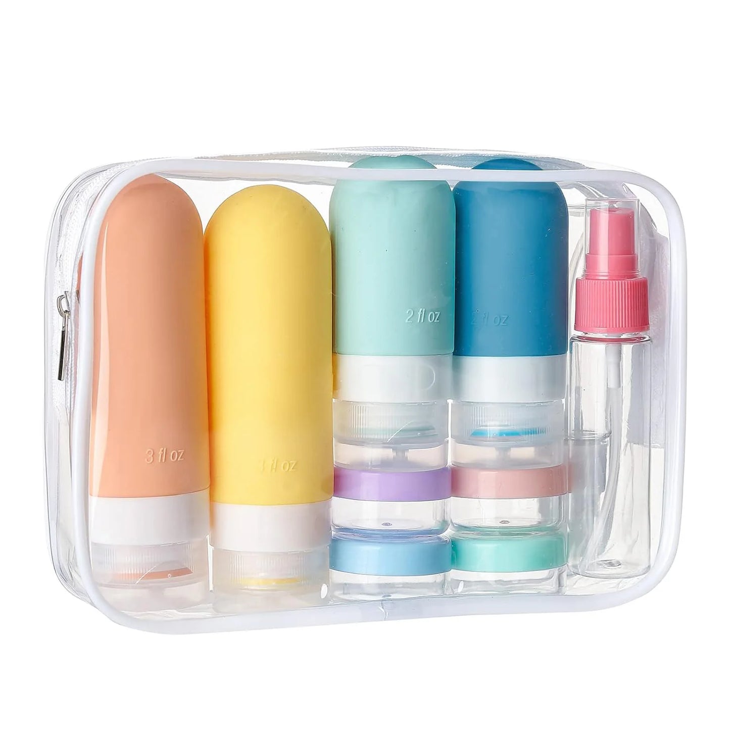16Pcs Leak Proof Travel Bottles for Toiletries