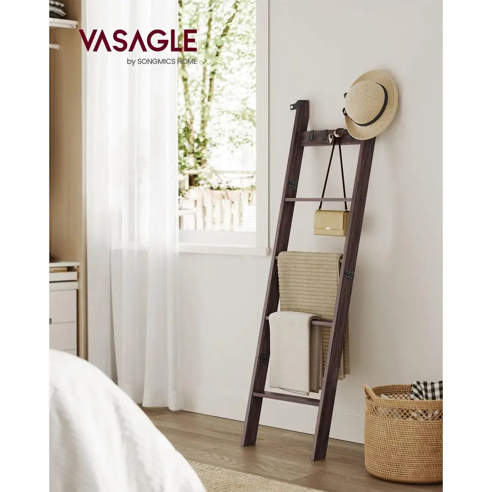 5Tier Ladder Rack for Storage and Decor
