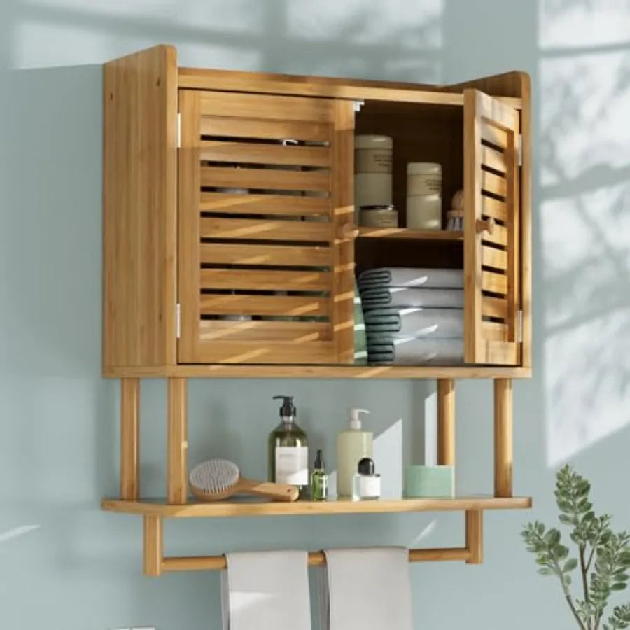 Bathroom Wall Cabinets Bamboo Medicine Cabinet