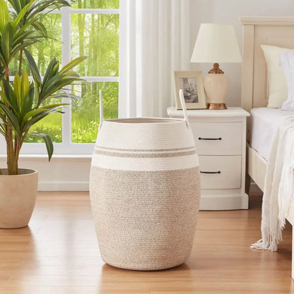 Laundry Hamper Woven Cotton