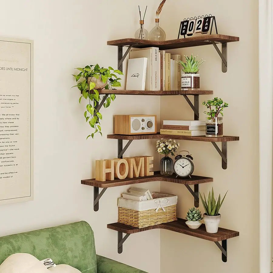 Floating  Corner Shelves for Wall