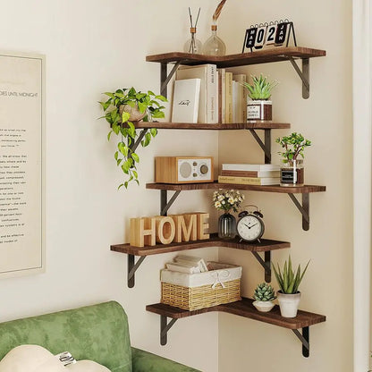 Floating  Corner Shelves for Wall