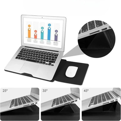 Portable Leather Laptop Sleeve Case Bag  Cover