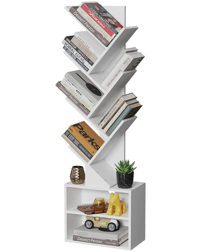 6 Tier Tree  Floor Standing Bookshelf
