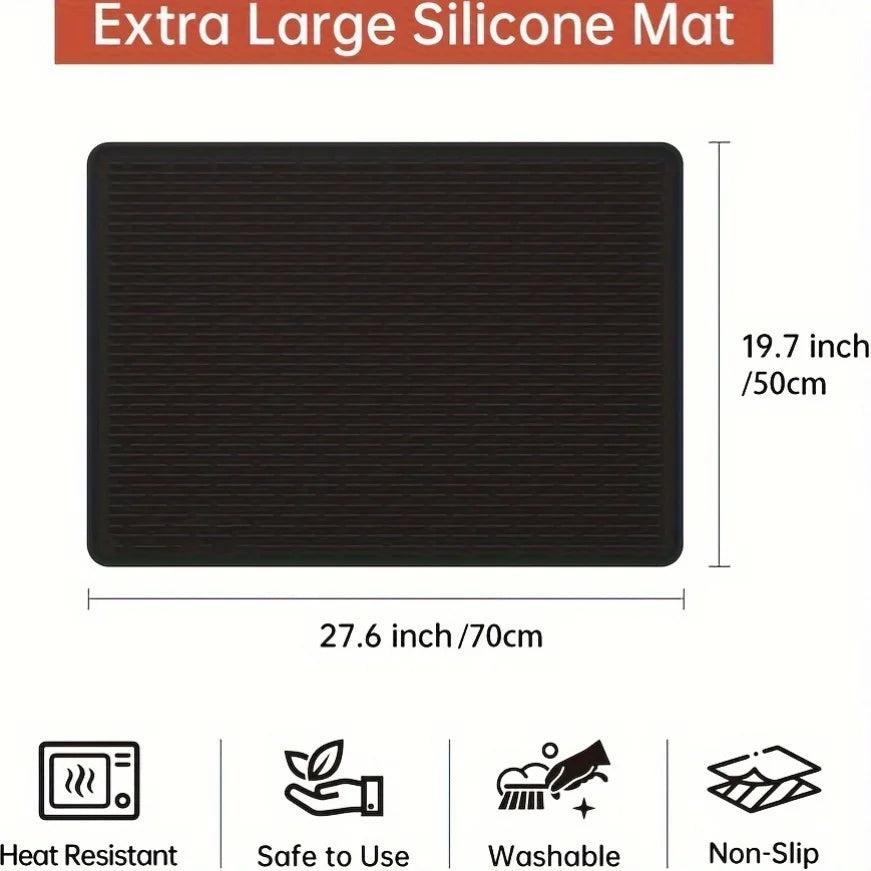 Extra Large Dish Drying Mat for Kitchen