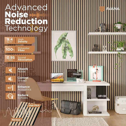 White Oak Acoustic Wood Wall Panels