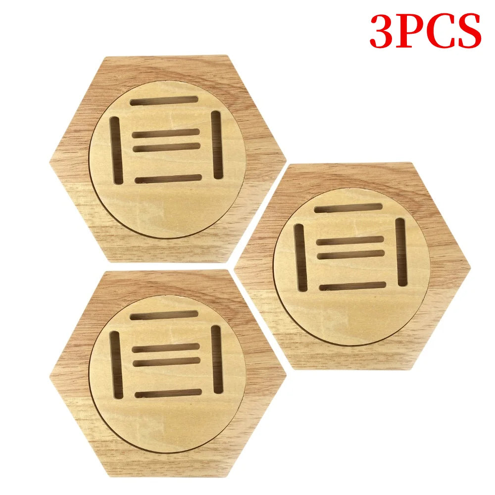 1-10Pcs Medal Display Stand Wooden Medal Hanger