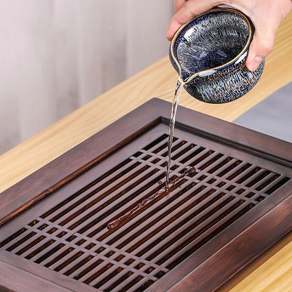 Portable Tea Storage Cabinet Tea Tray