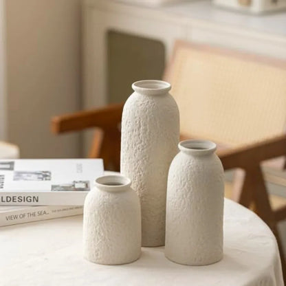 3 Pieces Large Decorative Ceramic Vase Set