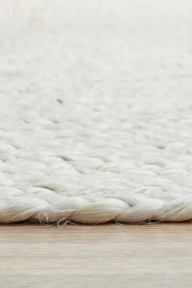 6' Round Jute Area Rug Hand Woven