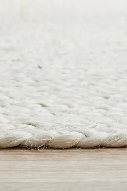 6' Round Jute Area Rug Hand Woven