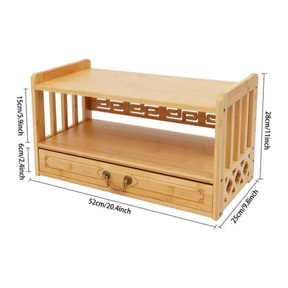 20.4in Bamboo Meditation and Altar Table