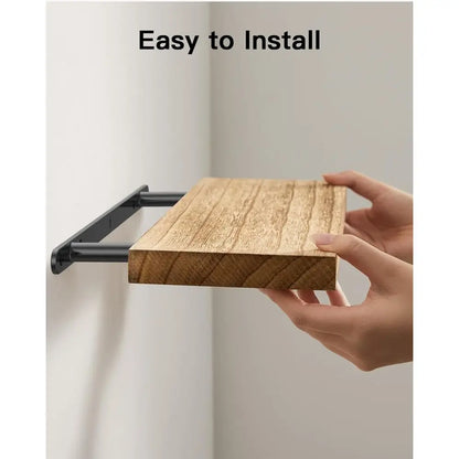 Floating Wood Wall Shelves for Home Office