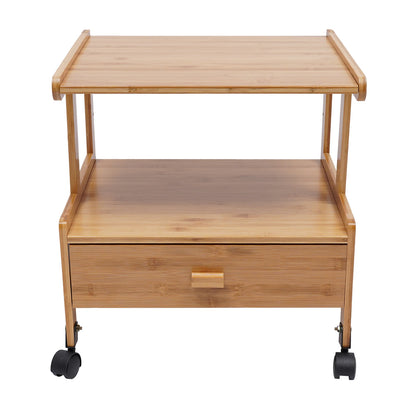 Mobile Printer Stand Holder with Storage Shelf