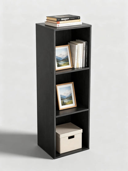 6-Tier Tall Cube Bookshelf Modern Storage Organizer