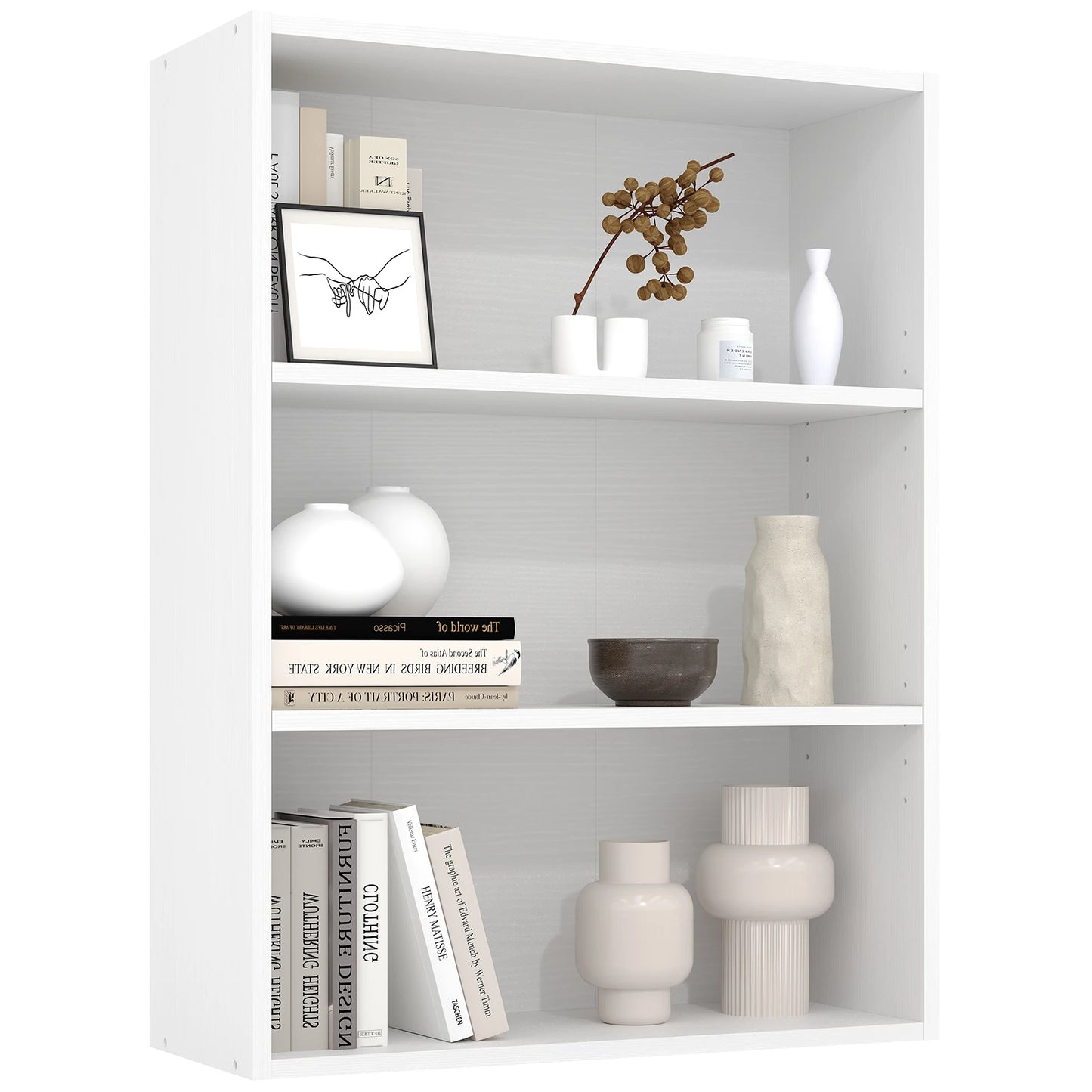 31.5Inch Tall Standing Display Bookshelf Sturdy Structure