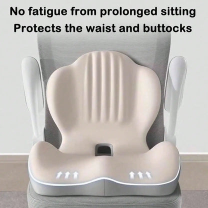 Memory Foam L-Shaped Seat Cushion Lumbar Support