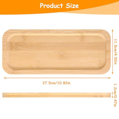 Bamboo Vanity Bathroom Counter Tray