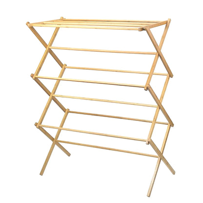 Bamboo Folding Laundry Drying Rack
