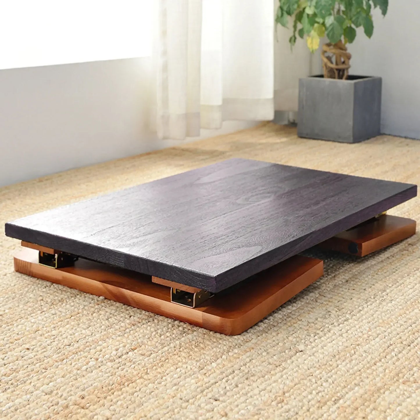Folding Wooden Coffee Table Indoor Outdoor Use