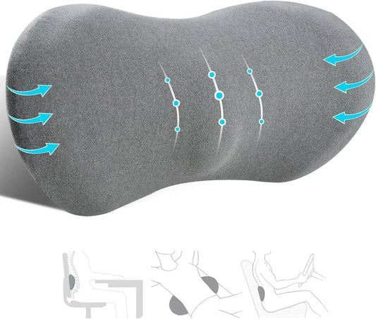 Ergonomic Lumbar Pillow for Back Pain Relief