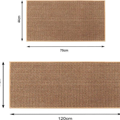 Washable Non-slip Kitchen Sisal Running Rug