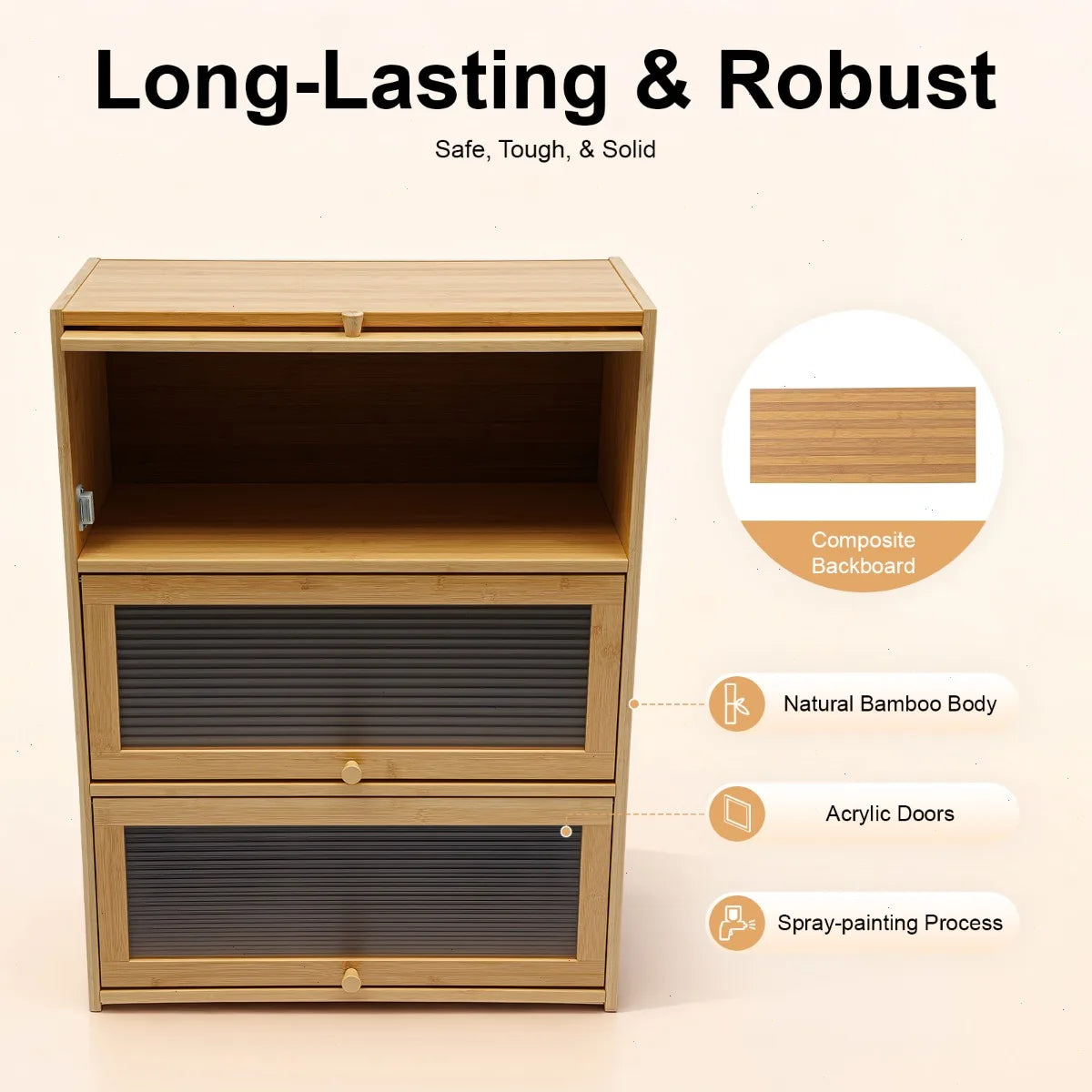 Kitchen Pantry Sideboard Storage Cabinet