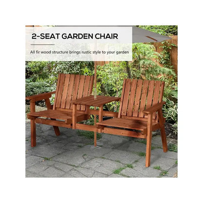 Garden Bench and Chair Set for Outdoor Spaces
