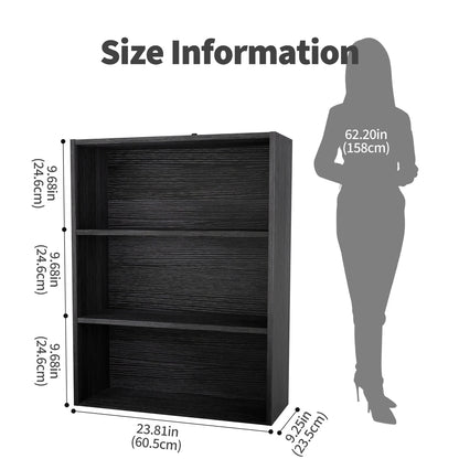 31.5Inch Tall Standing Display Bookshelf Sturdy Structure