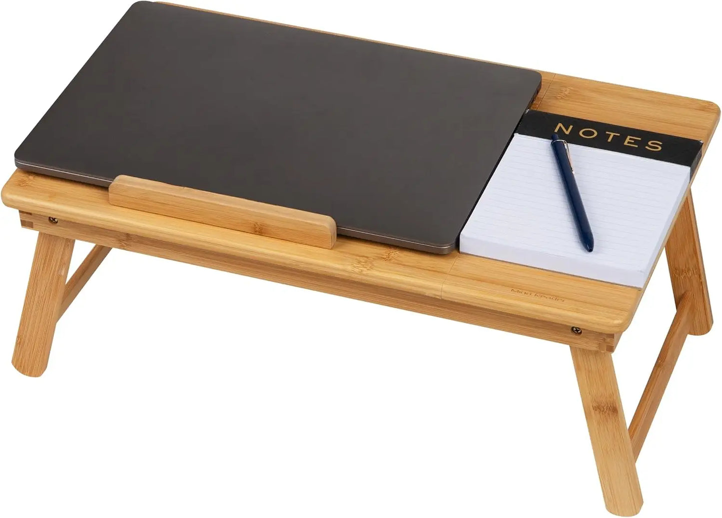 Bamboo Folding Laptop Stand for Bed & Office
