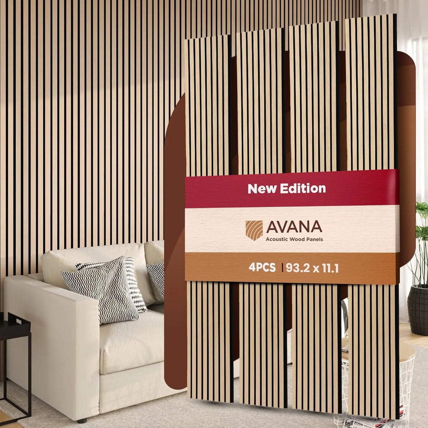 White Oak Acoustic Wood Wall Panels