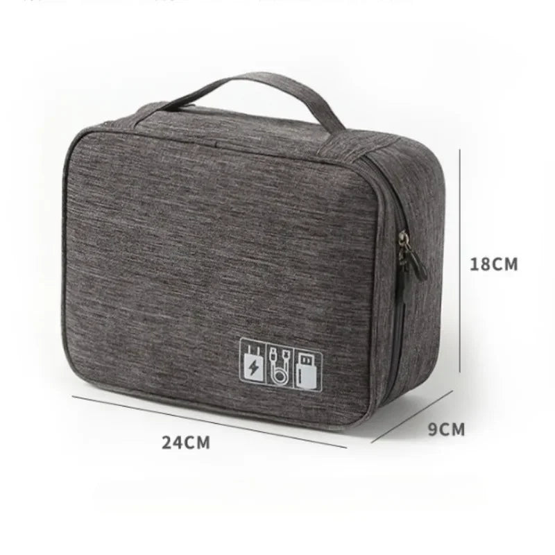 Electronic Accessory Bag Portable Travel Cable Organizer