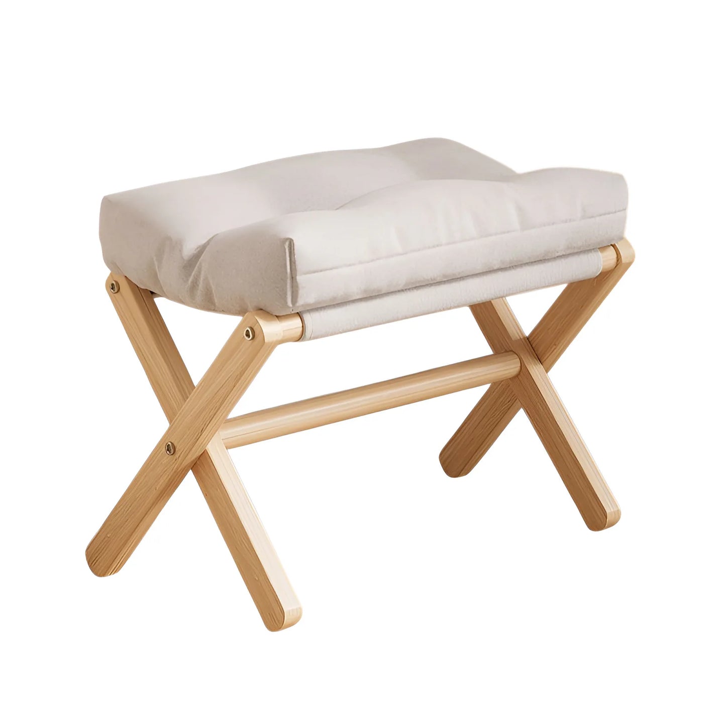 Solid Wood Shoe Changing Stool
